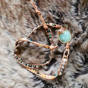 Artisan made wrap bracelet